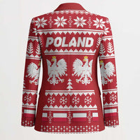 Poland Christmas Blazer Emblem With Flag Style - Wonder Print Shop