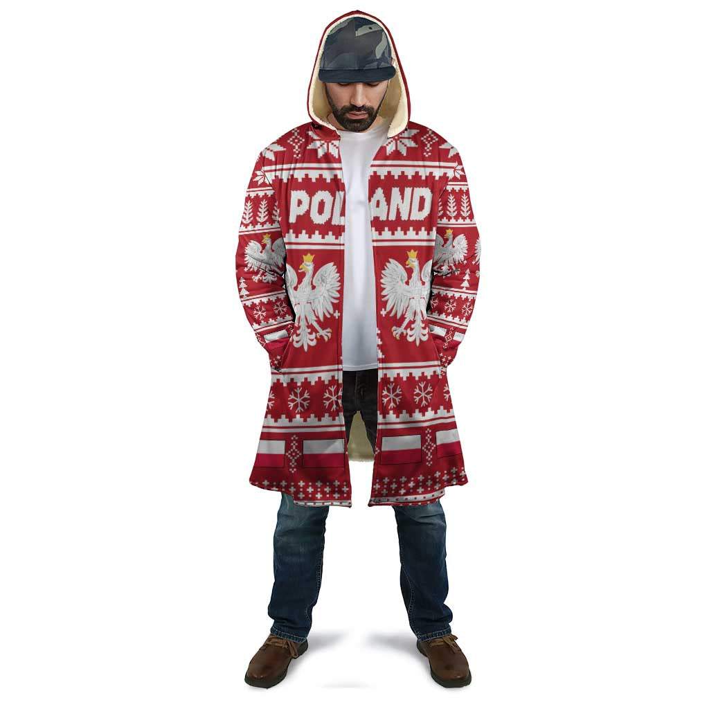 Poland Christmas Cloak Emblem With Flag Style - Wonder Print Shop