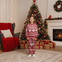 Poland Christmas Pajama Set Emblem With Flag Style - Wonder Print Shop