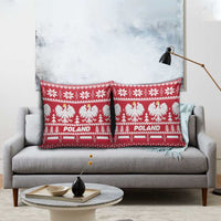 Poland Christmas Pillow Cover Emblem With Flag Style - Wonder Print Shop