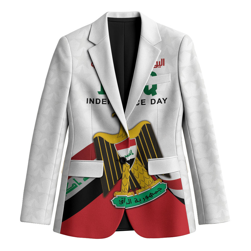 Iraq Independence Day Blazer Coat Of Arms With Flag Style