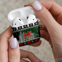 Caernarfonshire Wales Christmas AirPods Case Caernarfon Castle Red Dragon - Wonder Print Shop