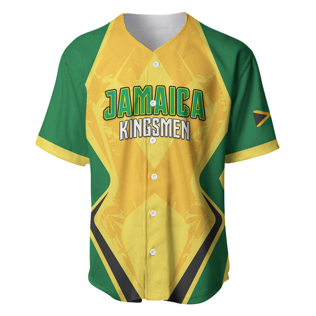 Custom Jamaica Cricket Baseball Jersey Kingsmen Go For Glory