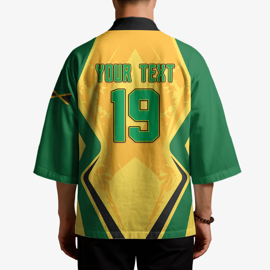 Custom Jamaica Cricket Kimono Kingsmen Go For Glory