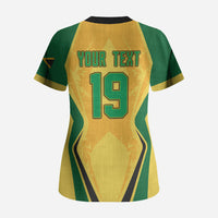 Custom Jamaica Cricket Scrub Top Kingsmen Go For Glory