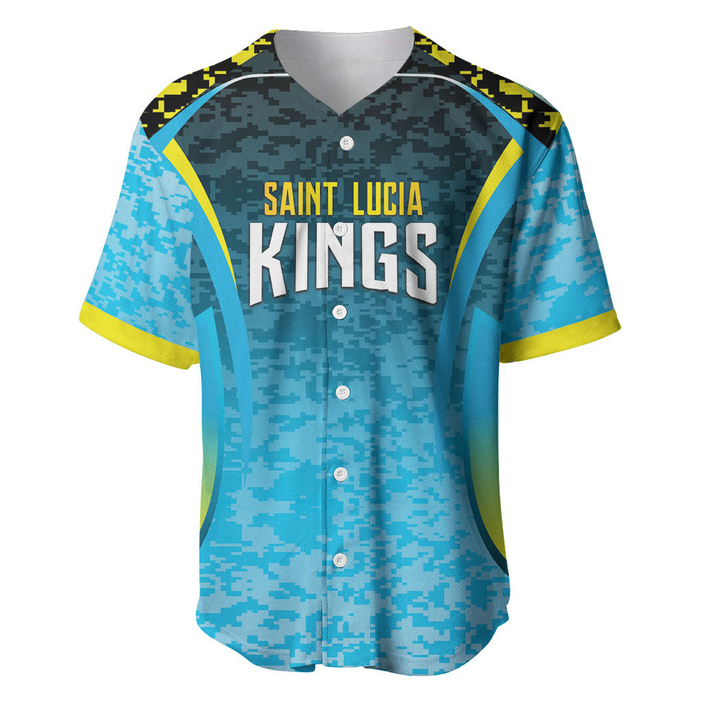 Custom Saint Lucia Cricket Baseball Jersey Kings Go For Glory