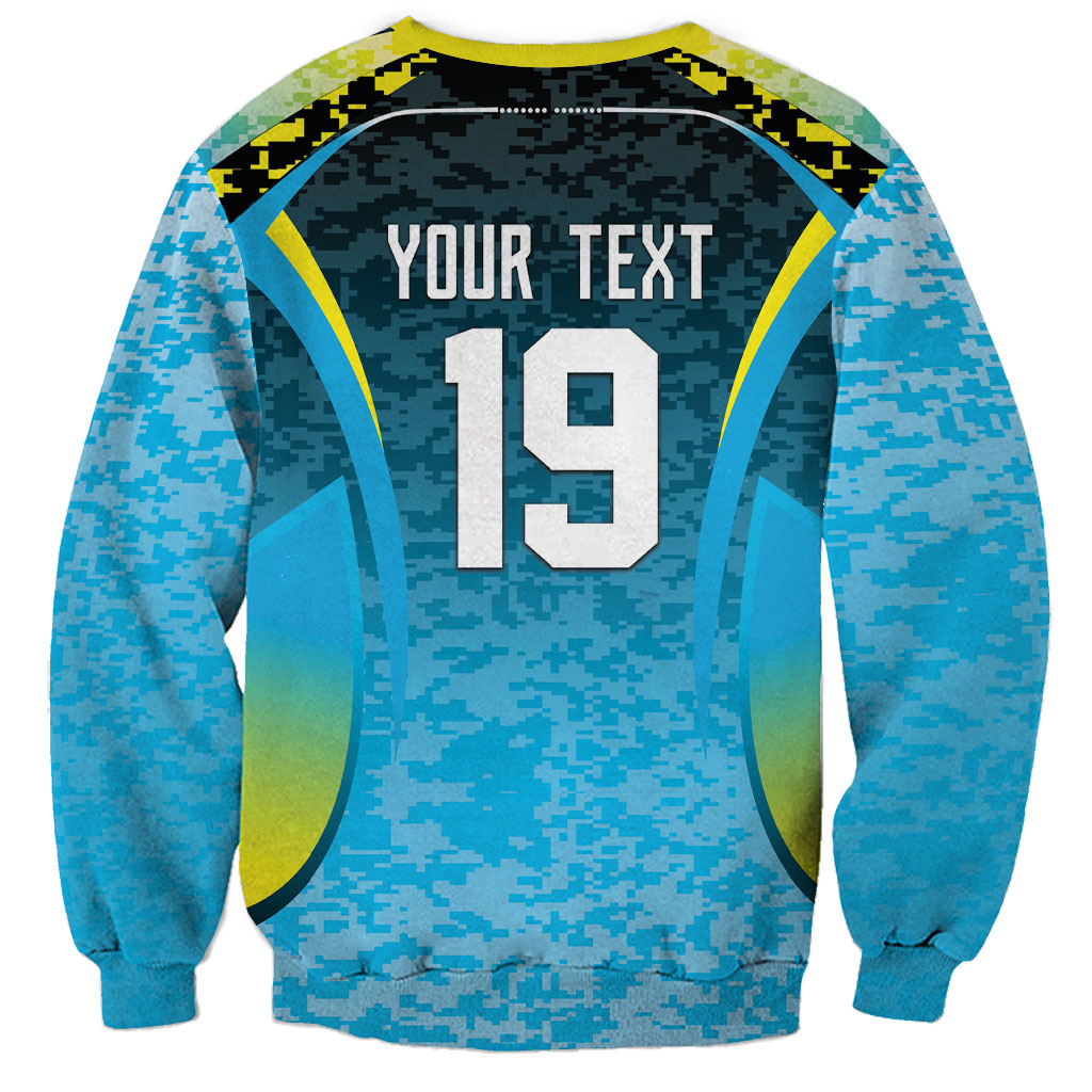 Custom Saint Lucia Cricket Sweatshirt Kings Go For Glory