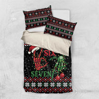 Funny Six Seven Skeleton Hand Bedding Set Meme Gen Alpha Slang - Wonder Print Shop