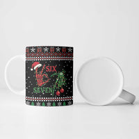 Funny Six Seven Skeleton Hand Ceramic Mug Meme Gen Alpha Slang - Wonder Print Shop