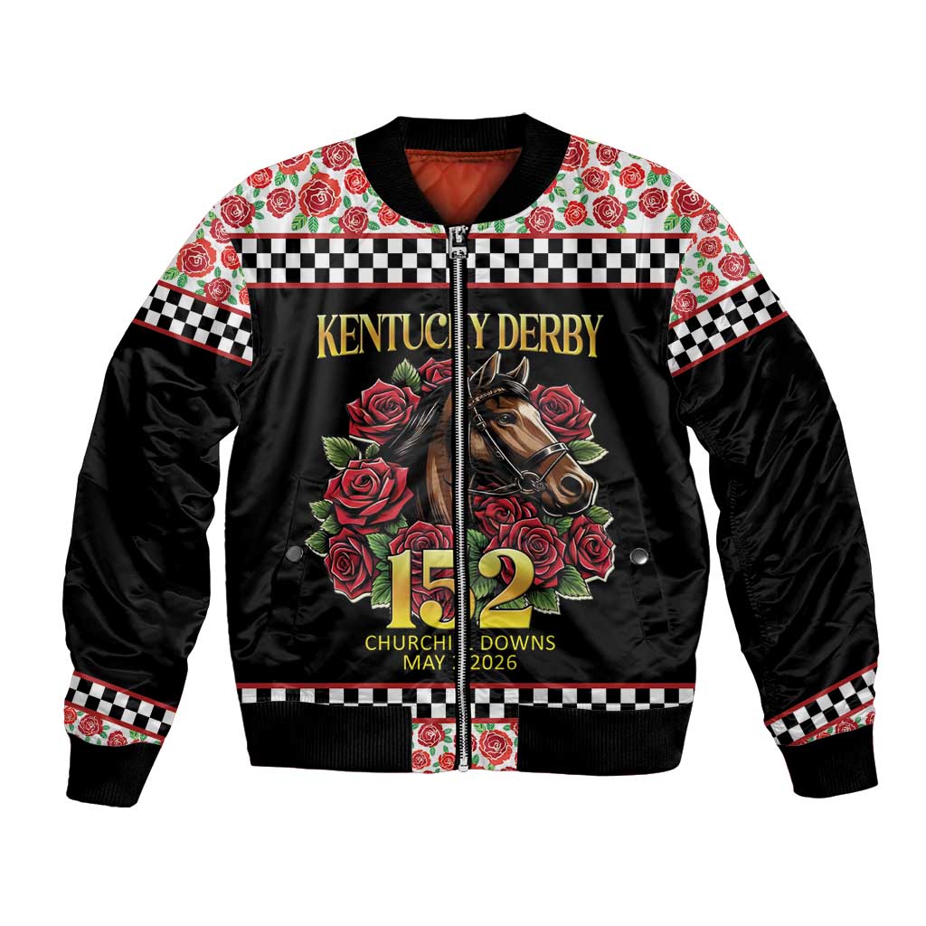 Kentucky Horse Racing 152nd Bomber Jacket Run for the Roses May 2026