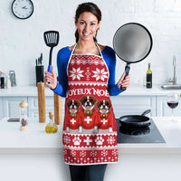 Saint Bernard Dog Switzerland Christmas Apron - Wonder Print Shop