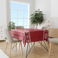 Saint Bernard Dog Switzerland Christmas Tablecloth - Wonder Print Shop