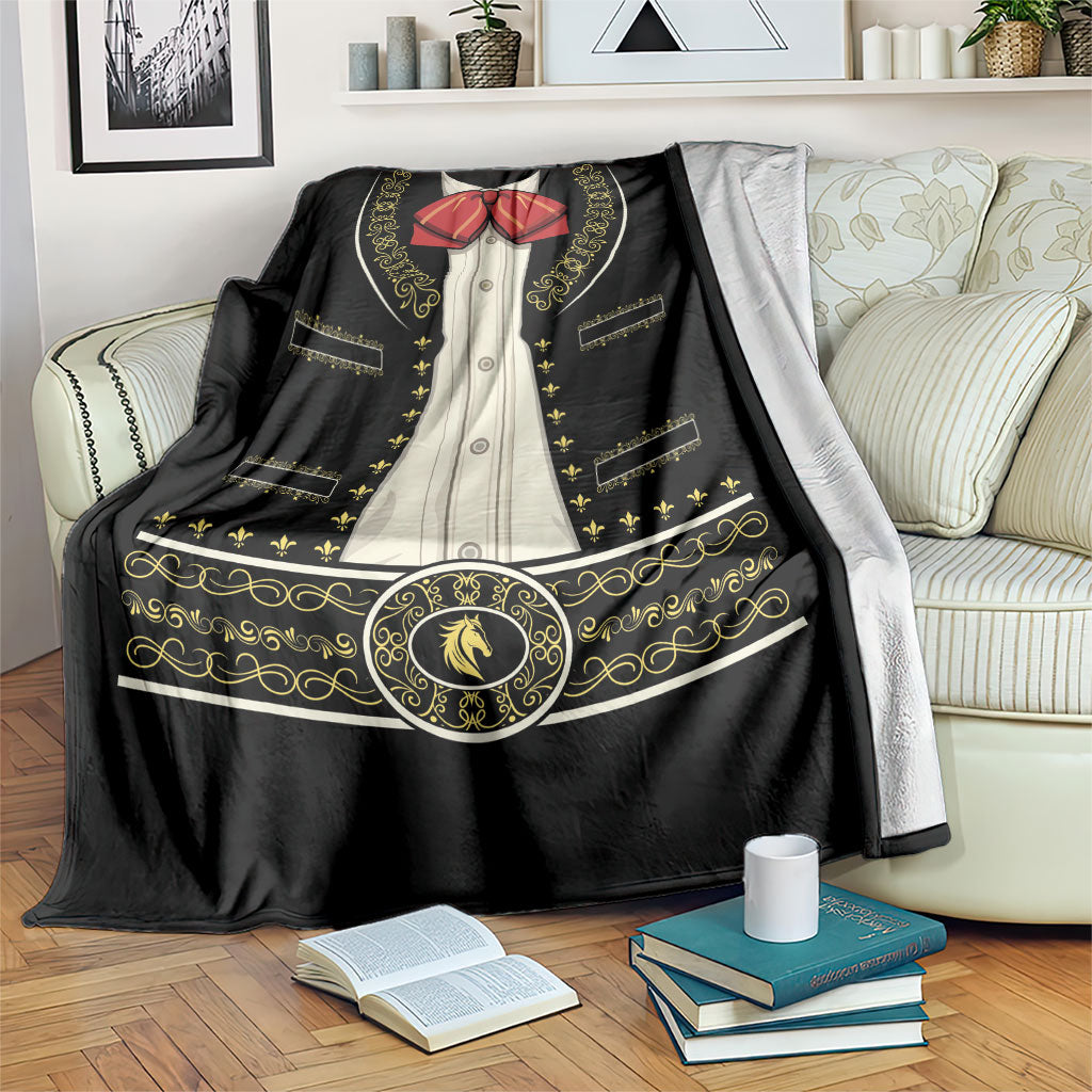 Mexican Mariachi Charro Suit Blanket Dia de los Muertos Mexico Fiesta