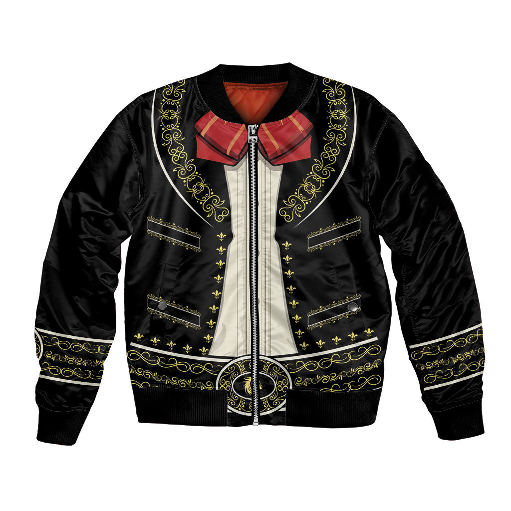 Mexican Mariachi Charro Suit Bomber Jacket Dia de los Muertos Mexico Fiesta