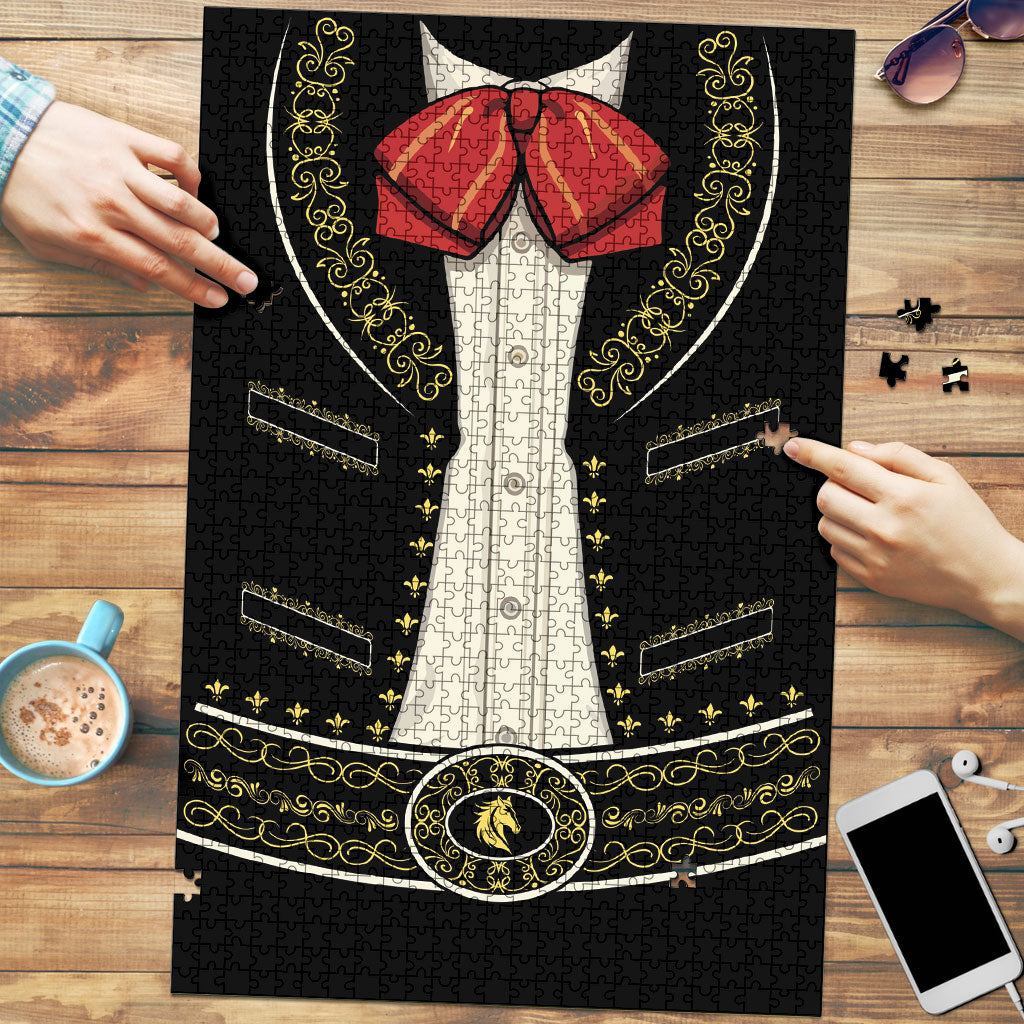 Mexican Mariachi Charro Suit Puzzle Dia de los Muertos Mexico Fiesta