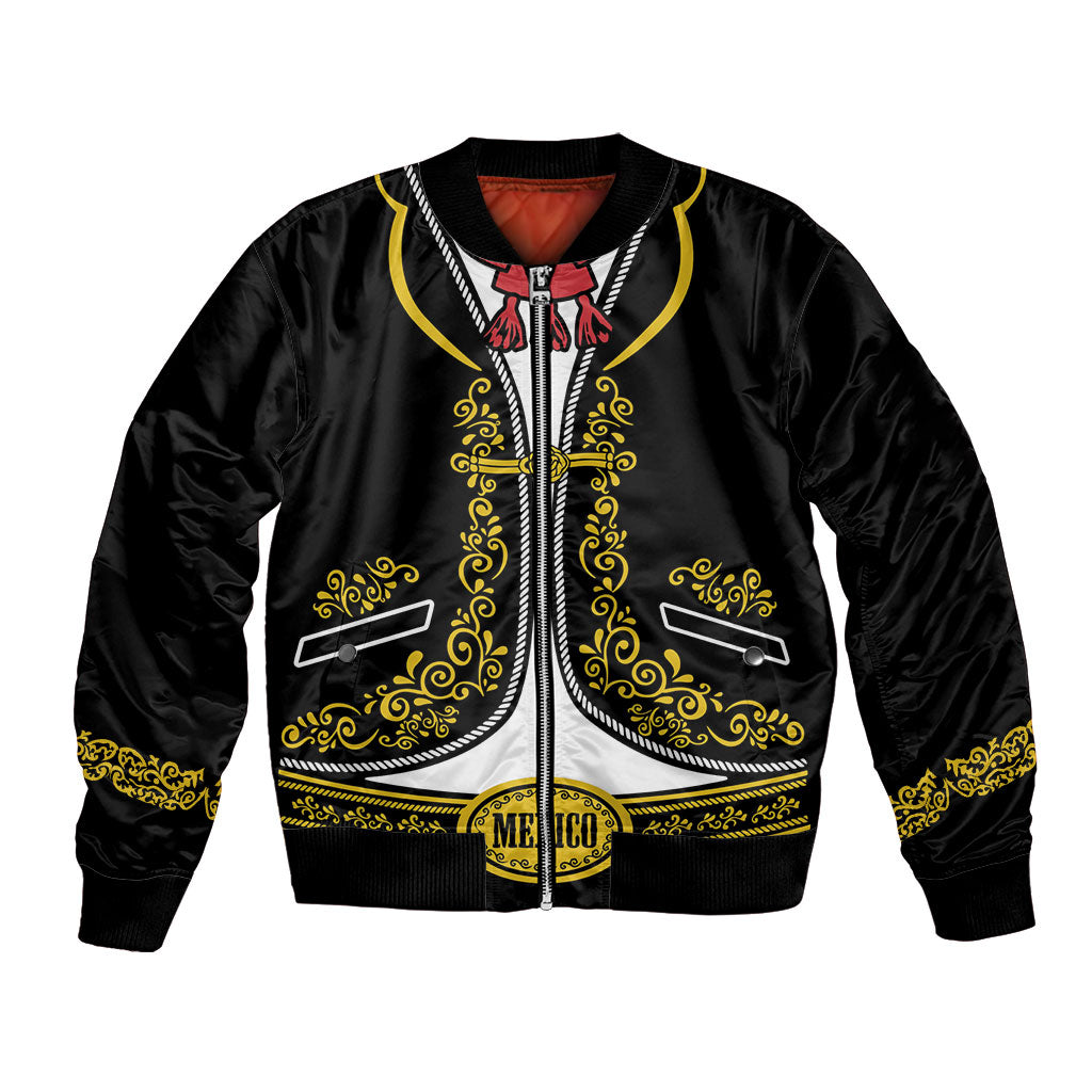 Mexican Mariachi Charro Suit Bomber Jacket Dia de los Muertos Mexico Festival
