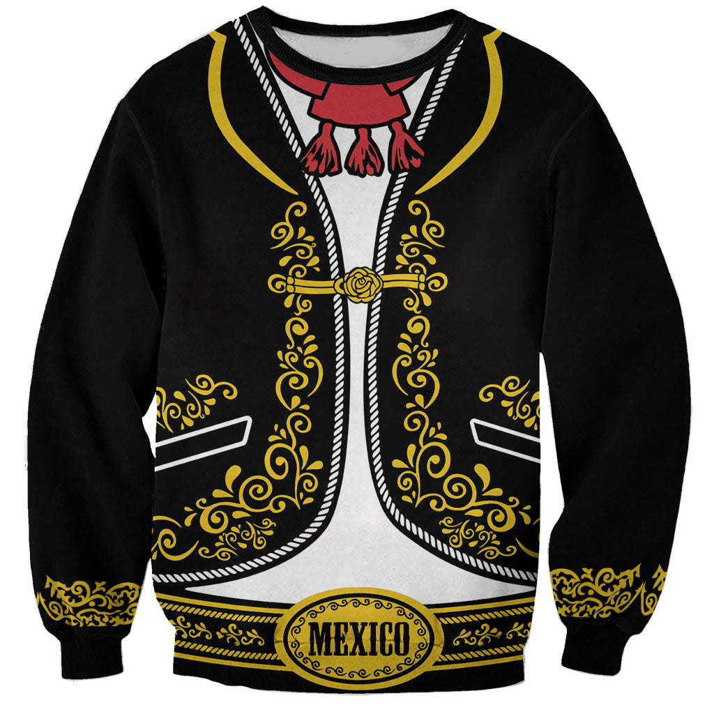 Mexican Mariachi Charro Suit Sweatshirt Dia de los Muertos Mexico Festival