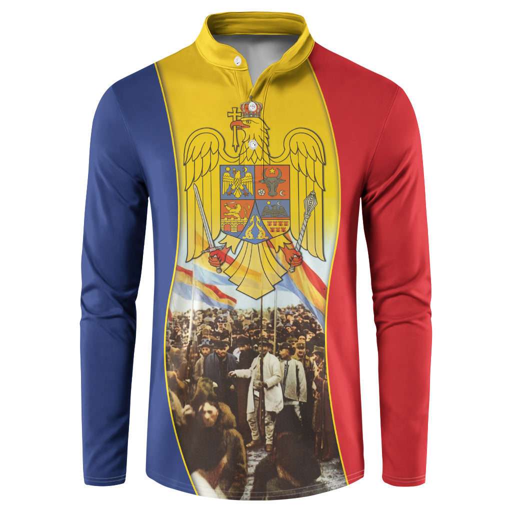 Romania Great Union Day Button Sweatshirt Alba Iulia Great National Assembly