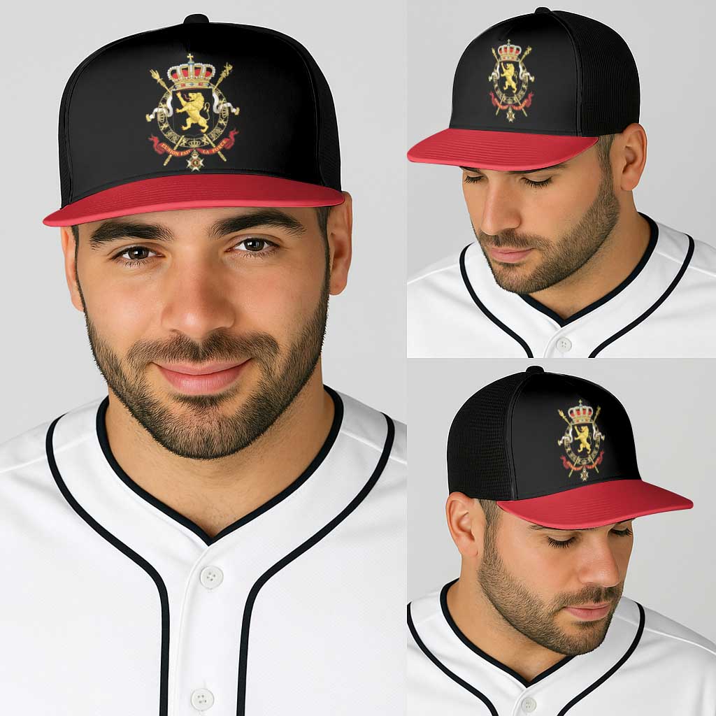 Belgium Baseball Net Cap National Flag Colors - Wonder Print Shop
