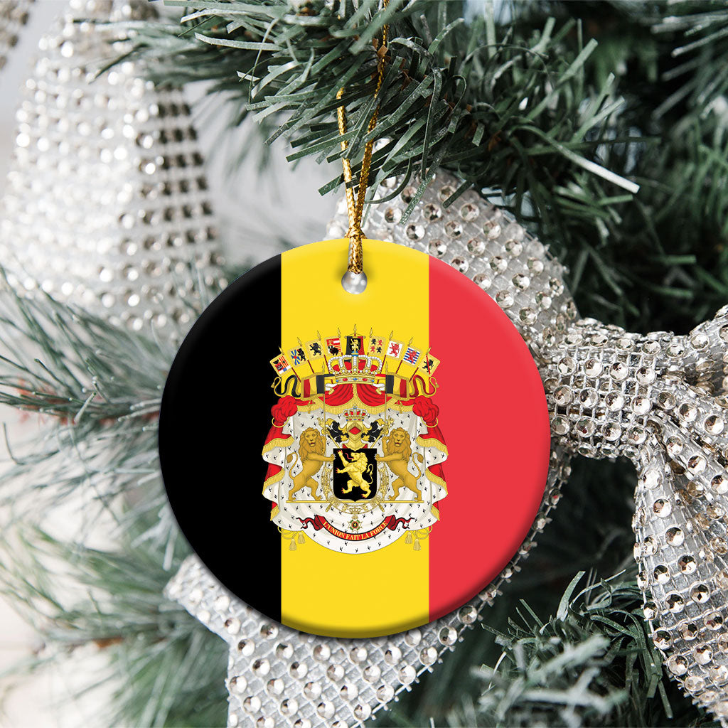 Belgium Ceramic Ornament Flag Color Inspiration