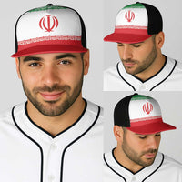 Iran Baseball Net Cap National Flag Colors - Wonder Print Shop