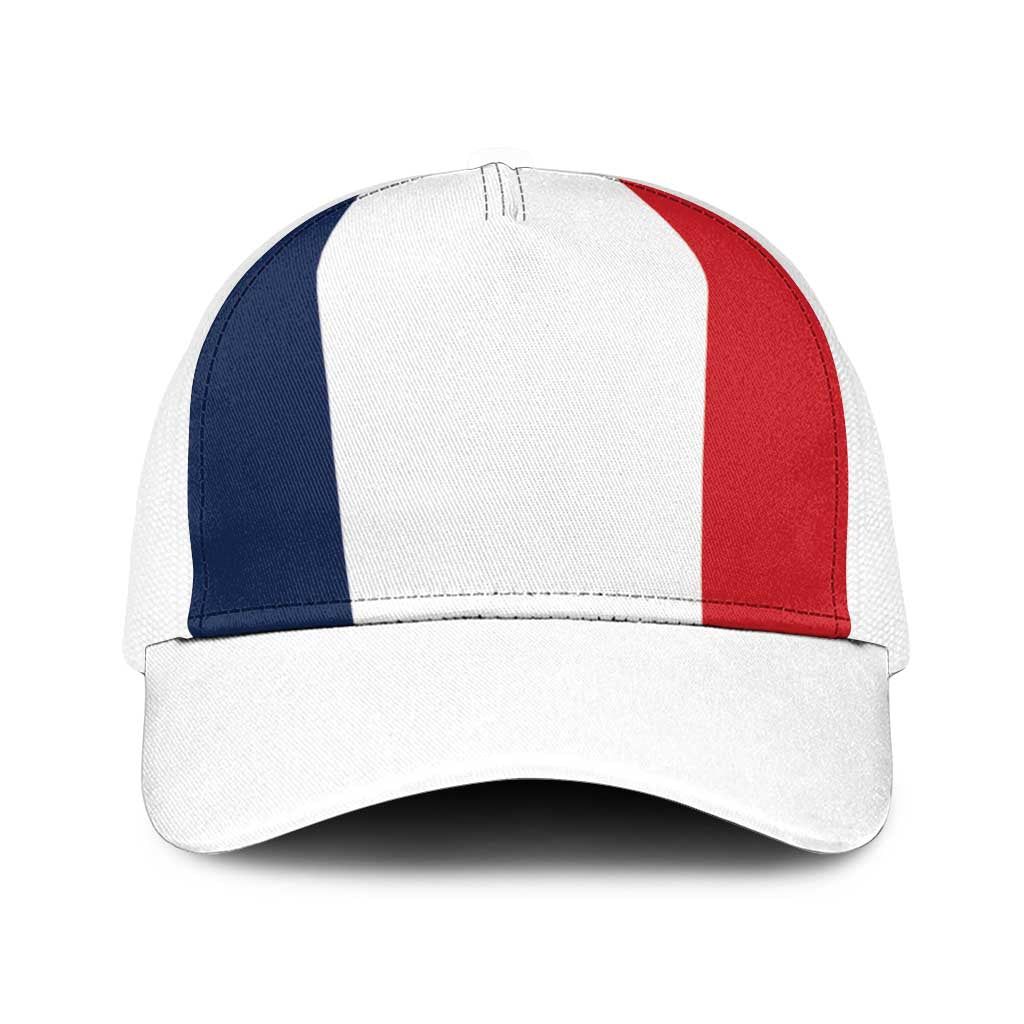 France Baseball Net Cap National Flag Colors - Wonder Print Shop