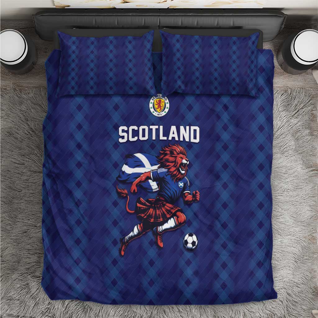 World Football 2026 Scotland Bedding Set Lion Mascot Go Scottish