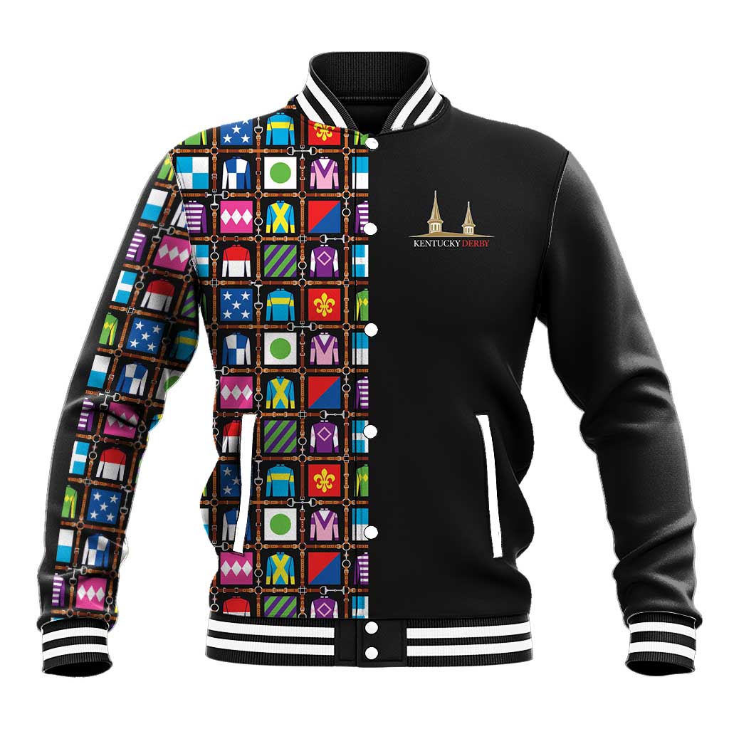 Kentucky Horse Racing 152nd Baseball Jacket Run for the Roses 2026 Black Edition