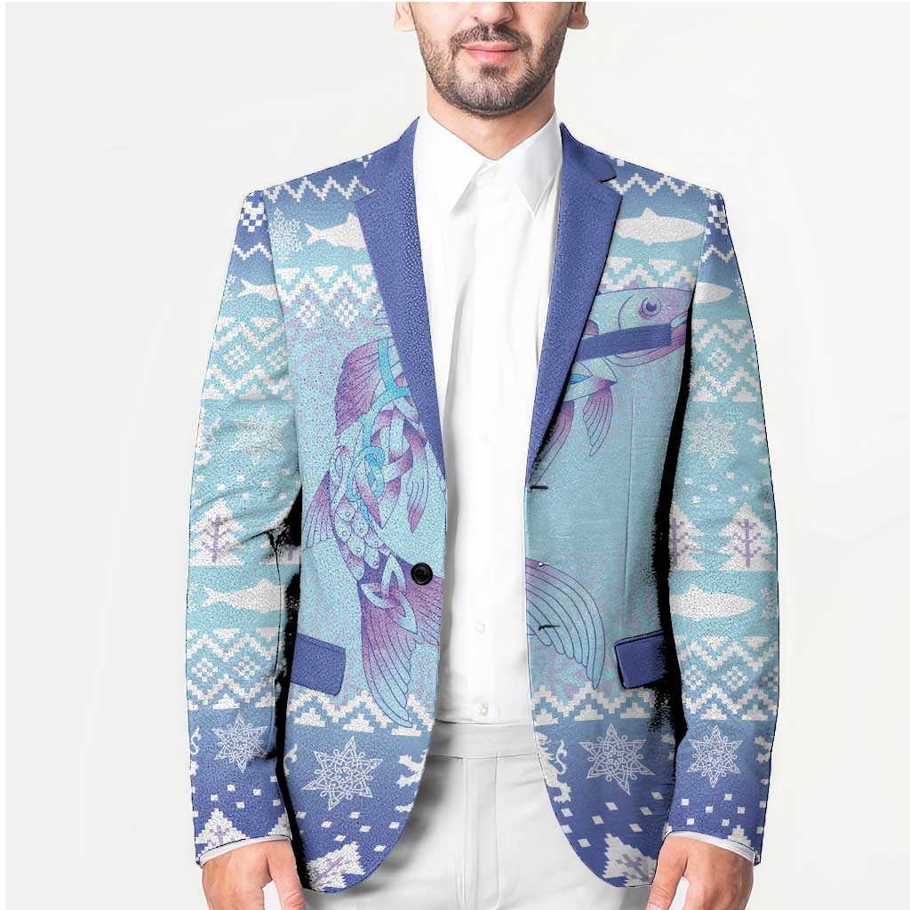 Cardiganshire Wales Christmas Blazer Ceredigion Herring Celtic Knot - Wonder Print Shop
