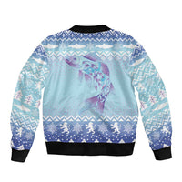 Cardiganshire Wales Christmas Bomber Jacket Ceredigion Herring Celtic Knot - Wonder Print Shop