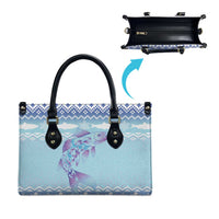 Cardiganshire Wales Christmas Leather Bag Ceredigion Herring Celtic Knot - Wonder Print Shop