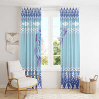 Cardiganshire Wales Christmas Window Curtain Ceredigion Herring Celtic Knot - Wonder Print Shop
