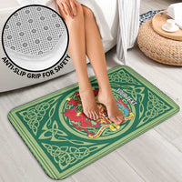 Personalized Carmarthenshire Wales Bathroom Set Map and Emblem Celtic Style - Wonder Print Shop
