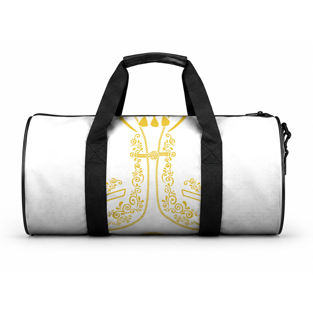 Mexican Mariachi Charro Suit Duffle Bag Dia de los Muertos Mexico Festival  - White