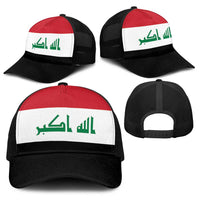 Iraq Baseball Net Cap National Flag Colors - Wonder Print Shop