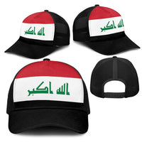 Iraq Mesh Trucker Cap National Flag Colors - Wonder Print Shop