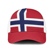 Norway Mesh Trucker Cap National Flag Colors - Wonder Print Shop