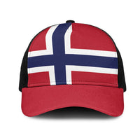 Norway Mesh Trucker Cap National Flag Colors - Wonder Print Shop