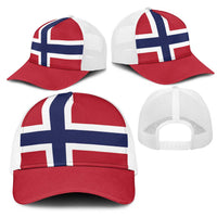 Norway Mesh Trucker Cap National Flag Colors - Wonder Print Shop