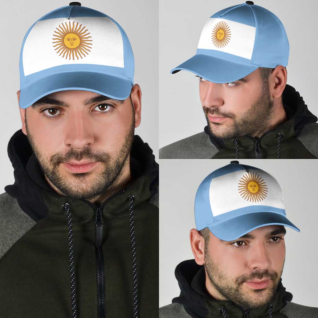 Argentina Classic Cap National Flag Colors - Wonder Print Shop