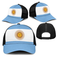 Argentina Mesh Trucker Cap National Flag Colors - Wonder Print Shop