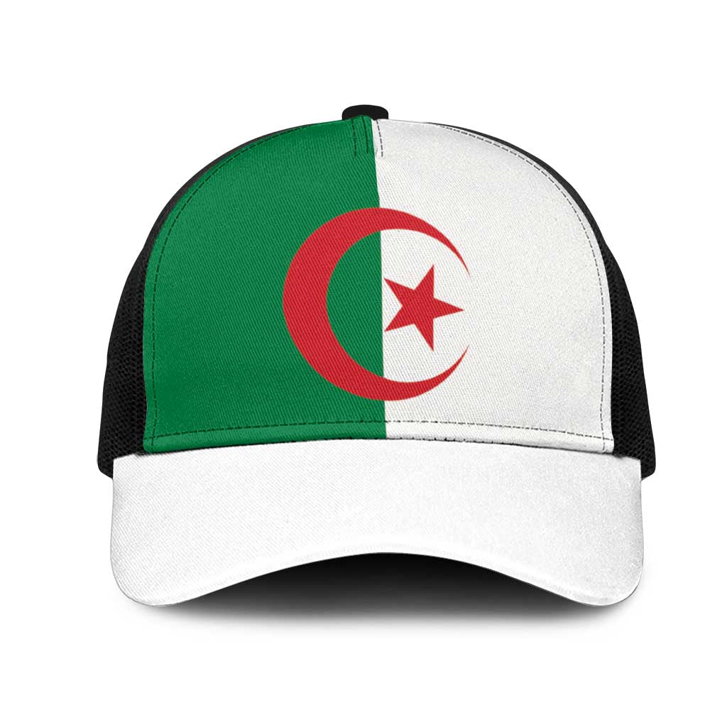 Algeria Mesh Trucker Cap National Flag Colors - Wonder Print Shop