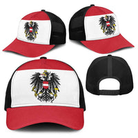 Austria Baseball Net Cap National Flag Colors - Wonder Print Shop