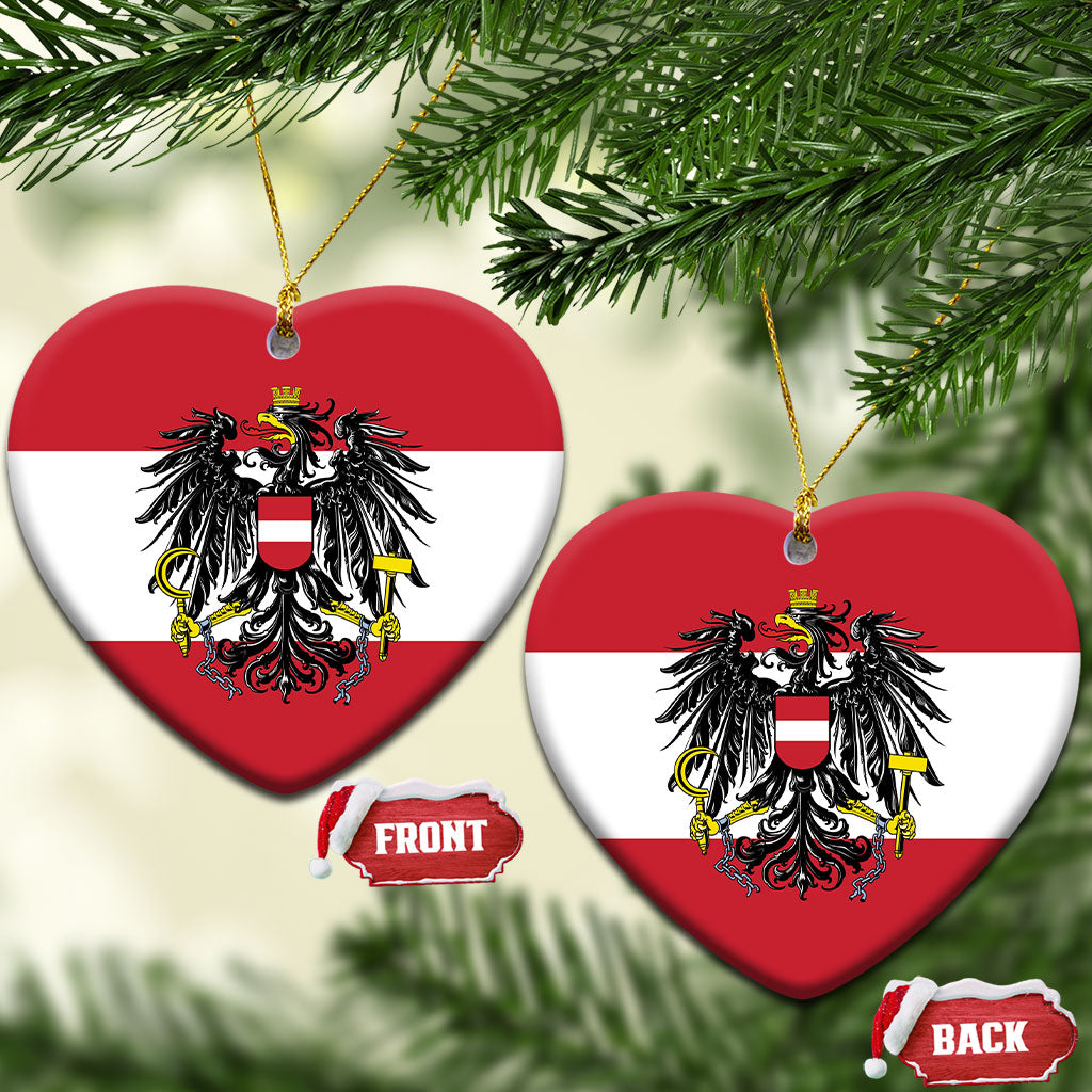 Austria Ceramic Ornament Flag Color Inspiration