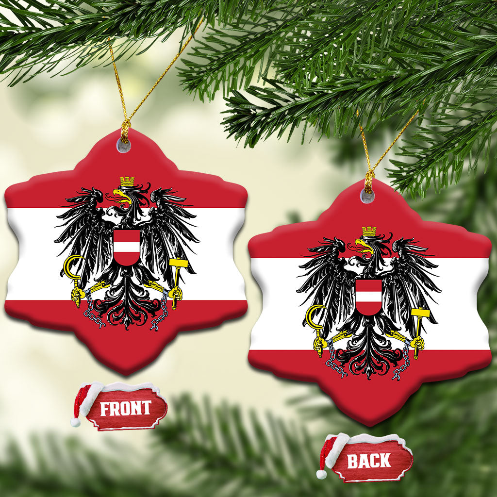 Austria Ceramic Ornament Flag Color Inspiration