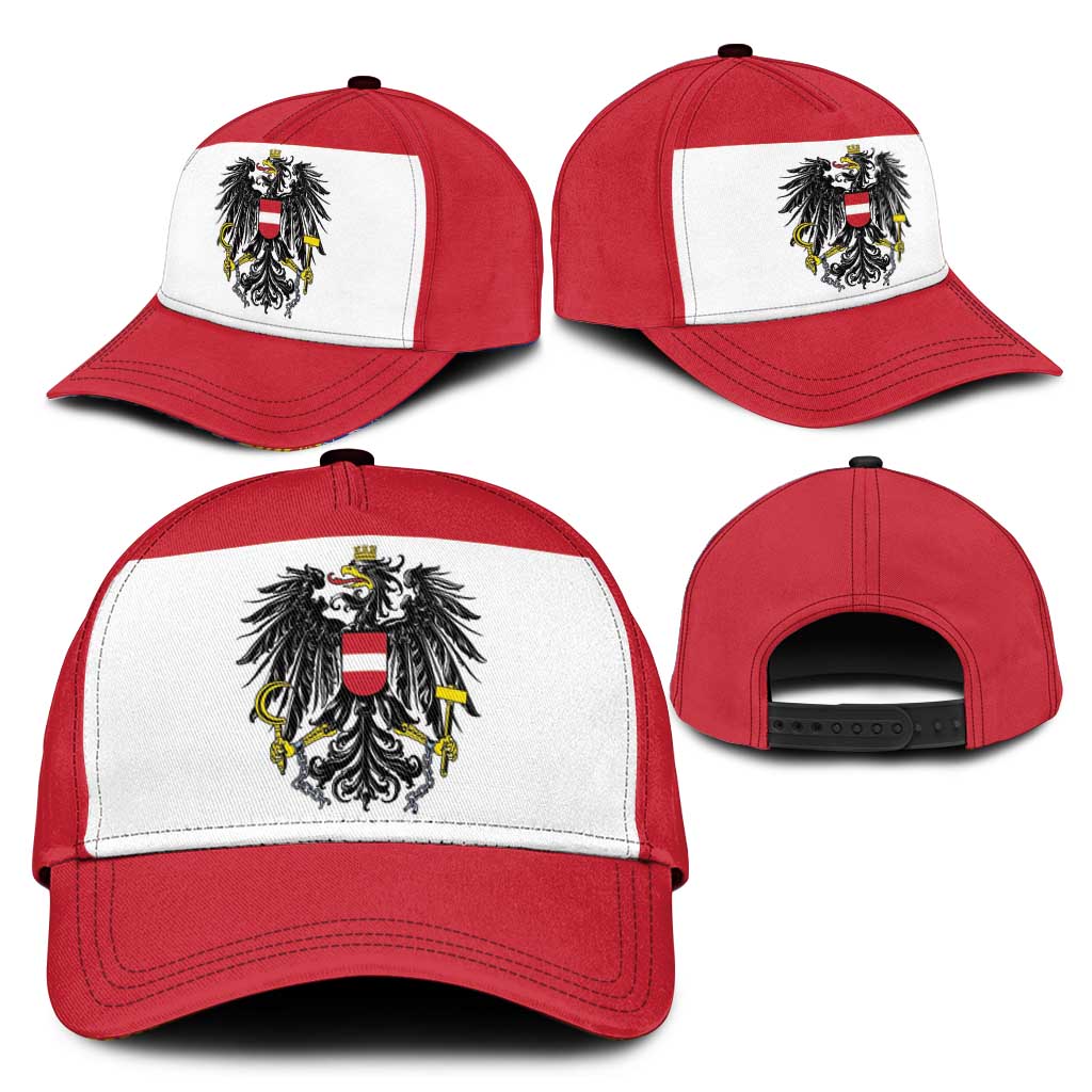 Austria Classic Cap National Flag Colors - Wonder Print Shop
