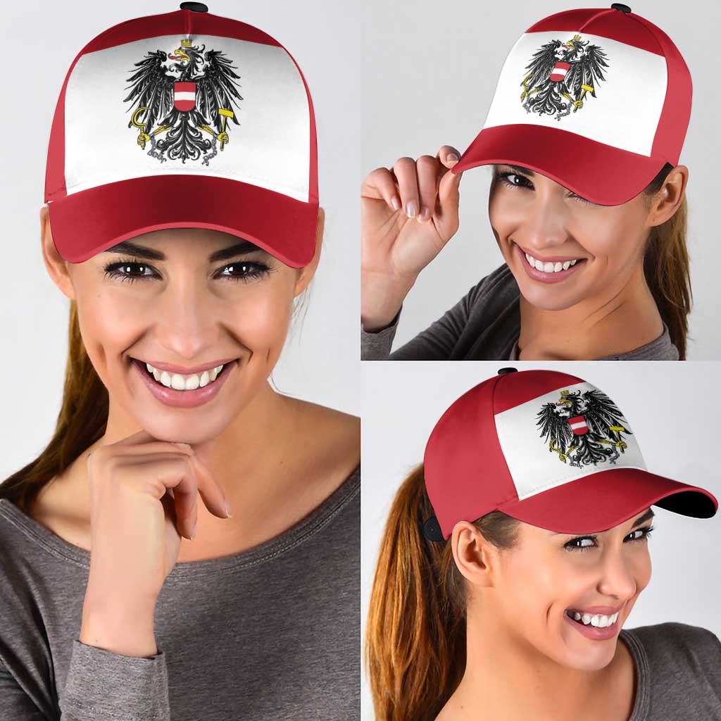 Austria Classic Cap National Flag Colors - Wonder Print Shop