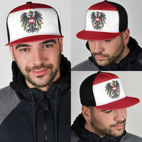 Austria Mesh Trucker Cap National Flag Colors - Wonder Print Shop