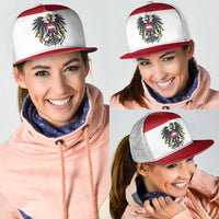 Austria Mesh Trucker Cap National Flag Colors - Wonder Print Shop
