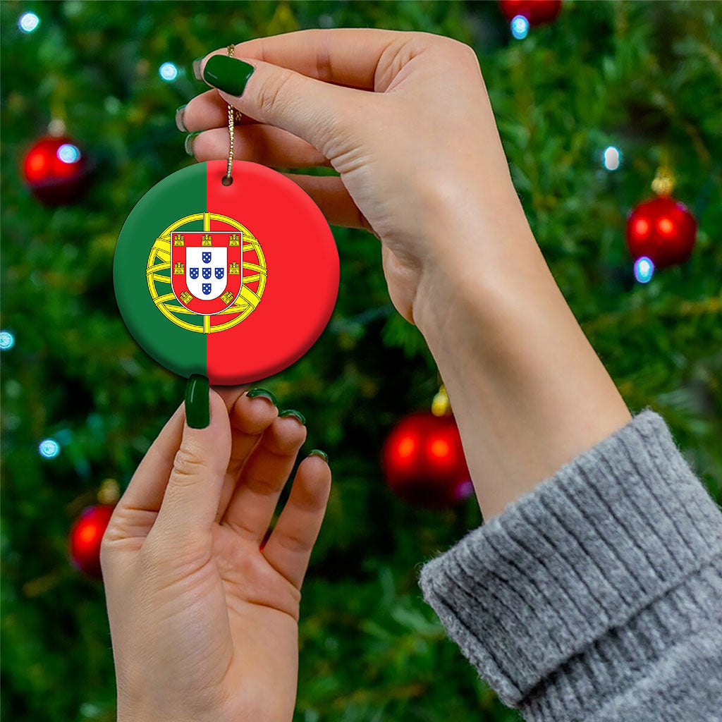 Portugal Ceramic Ornament Flag Color Inspiration